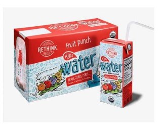 324043 54 Oz Organic Zero Calorie Kids Water Fruit Punch, 8 Per Pack - Pack Of 4
