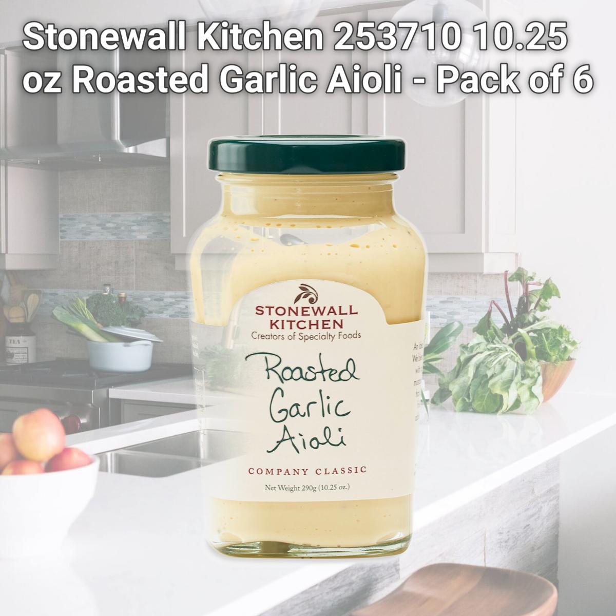 Picture of Stonewall Kitchen 253710 10.25 oz Roasted Garlic Aioli