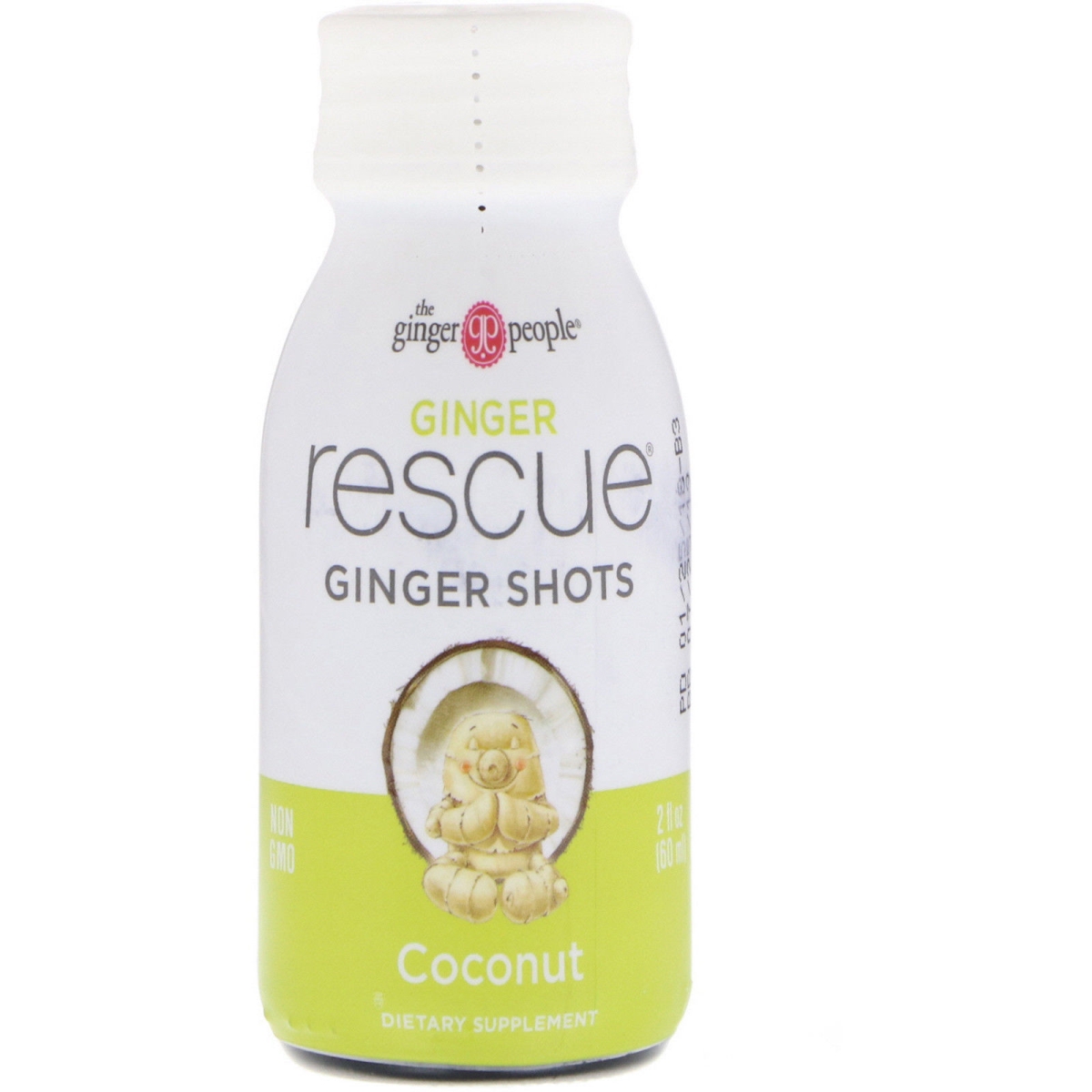 Ginger People 323481 2 Oz Ginger Rescue Coconut Shots - Pack Of 12