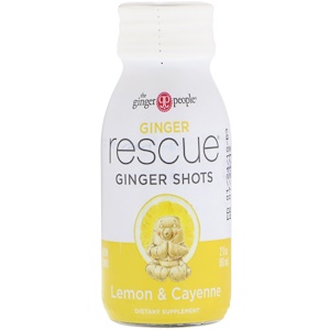 Ginger People 323483 2 Oz Ginger Rescue Lemon & Cayenne Shots - Pack Of 12