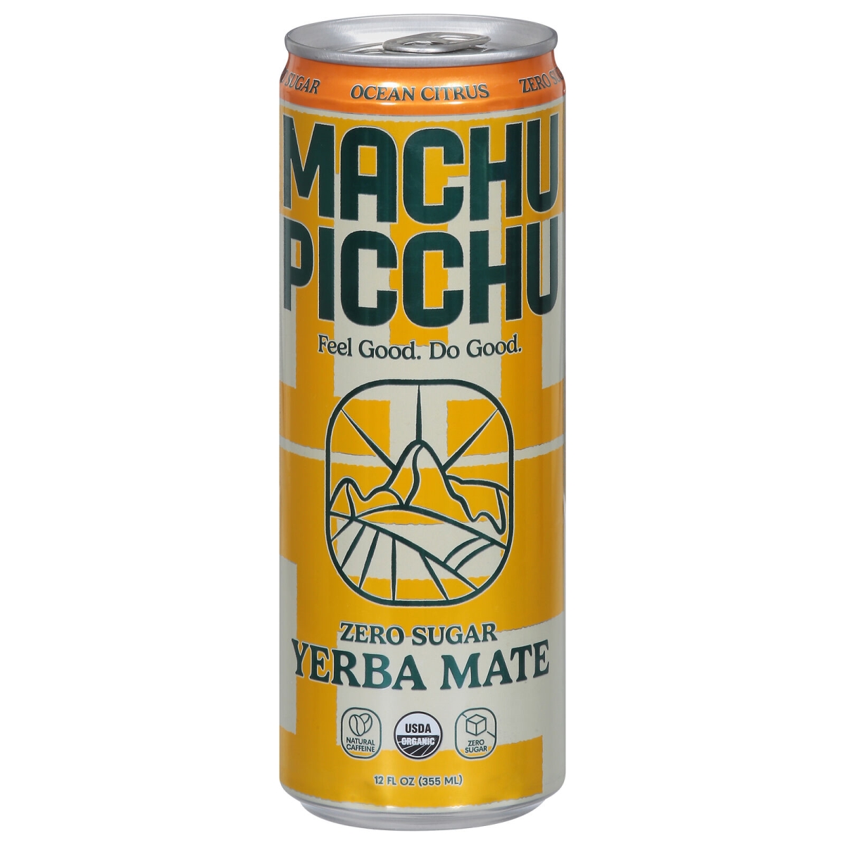12 fl oz Organic Yerba Mate Ocean Citrus Energy Drink - Pack of 12