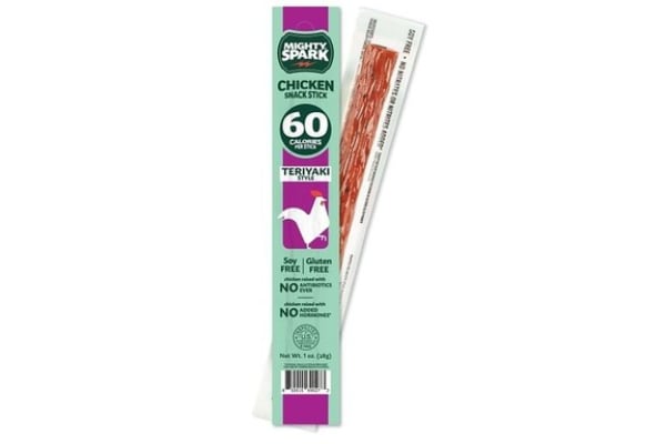 2310899 1 oz Teriyaki Style Chicken Snack Stick - Bulk - Case of 18