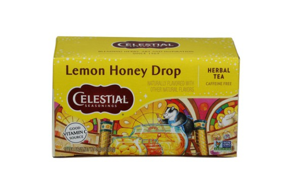 Celestial Seasonings Caffeine-Free Lemon Honey Drop Herbal Tea Bags (16 Count)