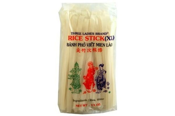 2309752 14 oz Wide Rice Stick Noodle - Case of 15