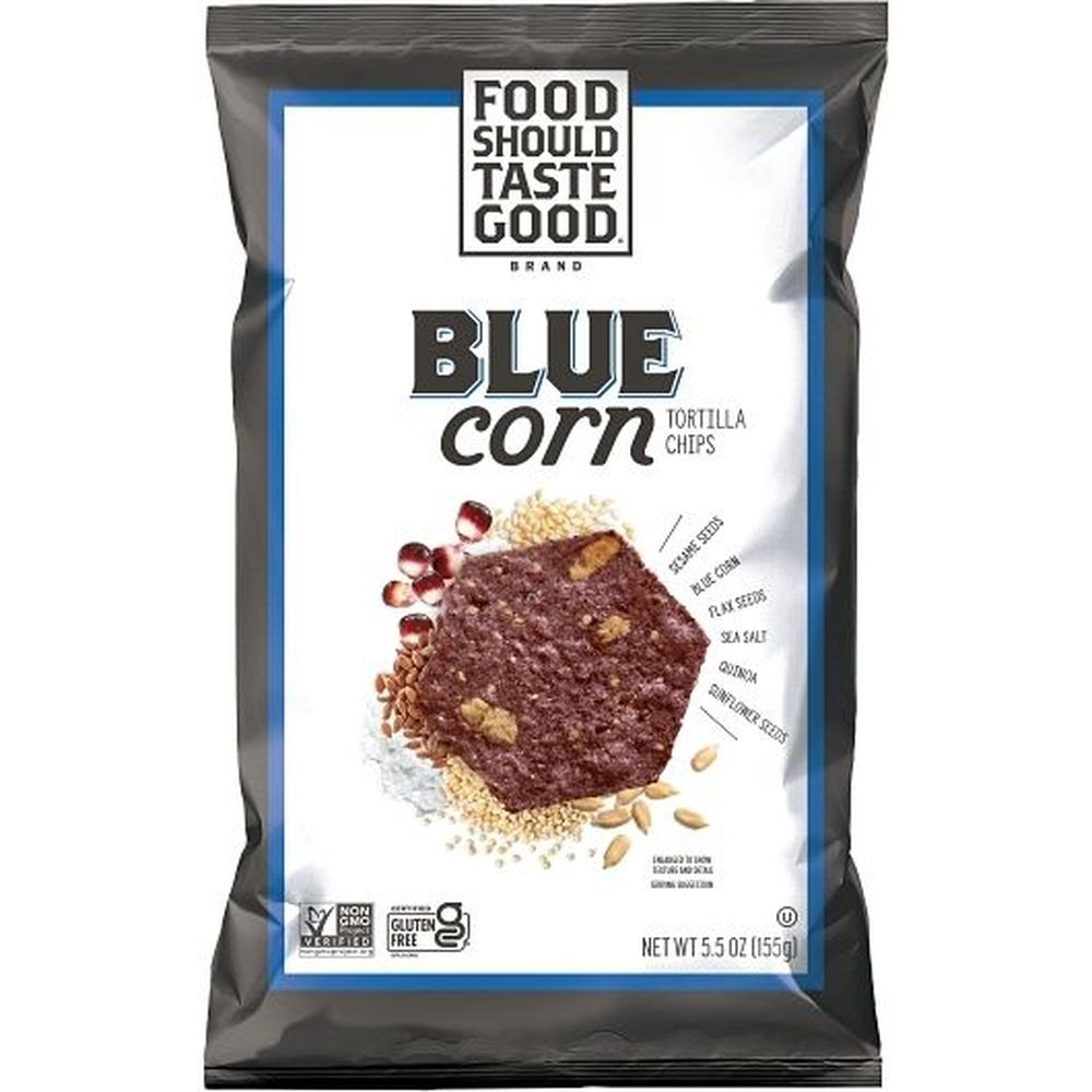 Blue Corn Tortilla Chips, 5.5 oz