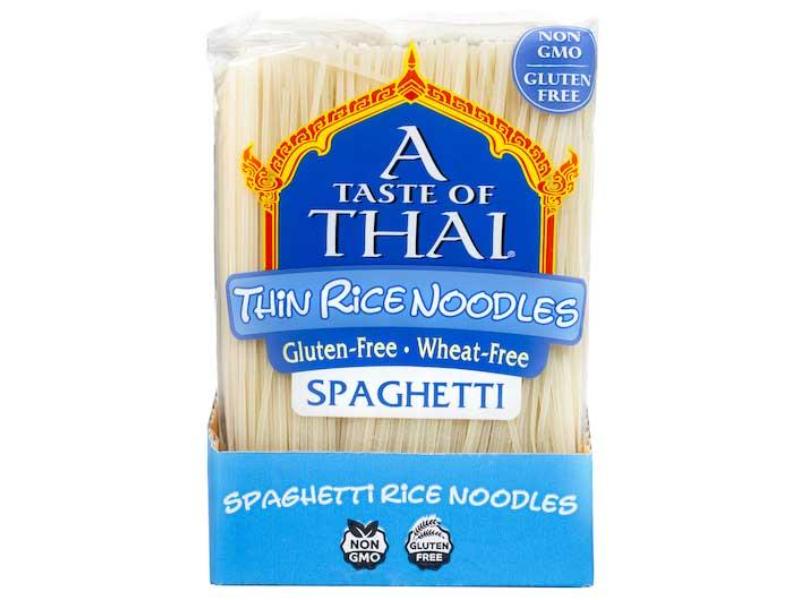 Taste of Thai Thin Rice Noodles 16 oz 6 Pack – Authentic Gluten-Free Thai Rice Pasta