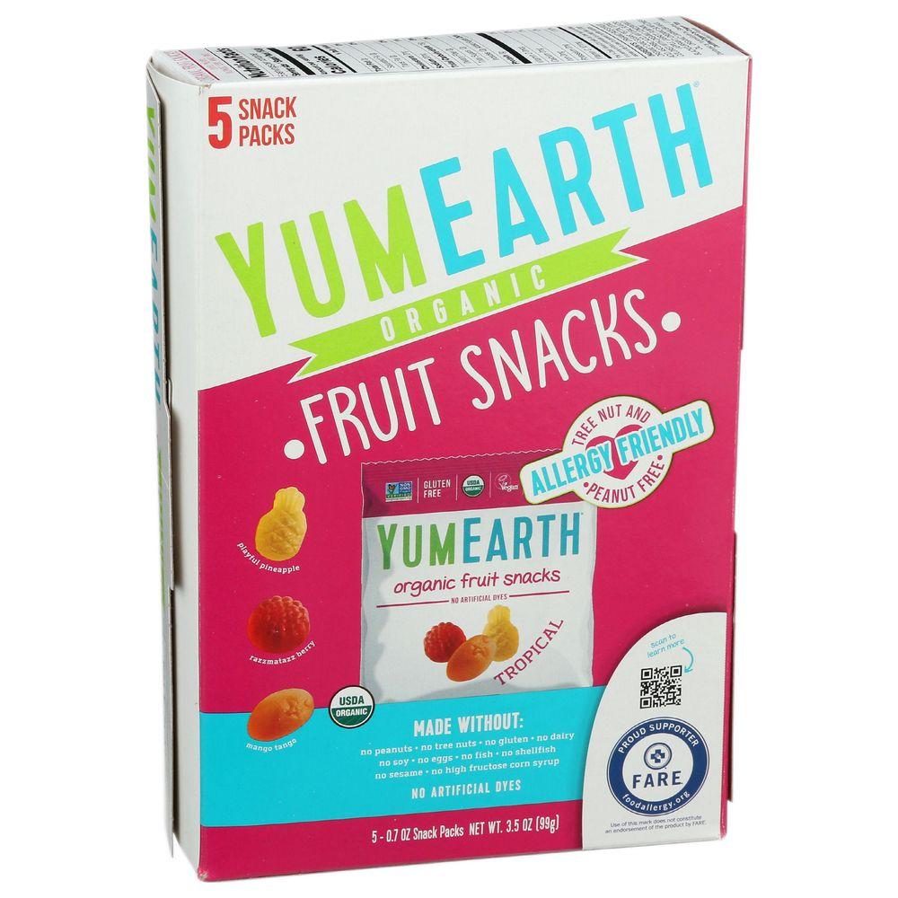 360072 organic Tropical Fruit Snack, 3.5 oz