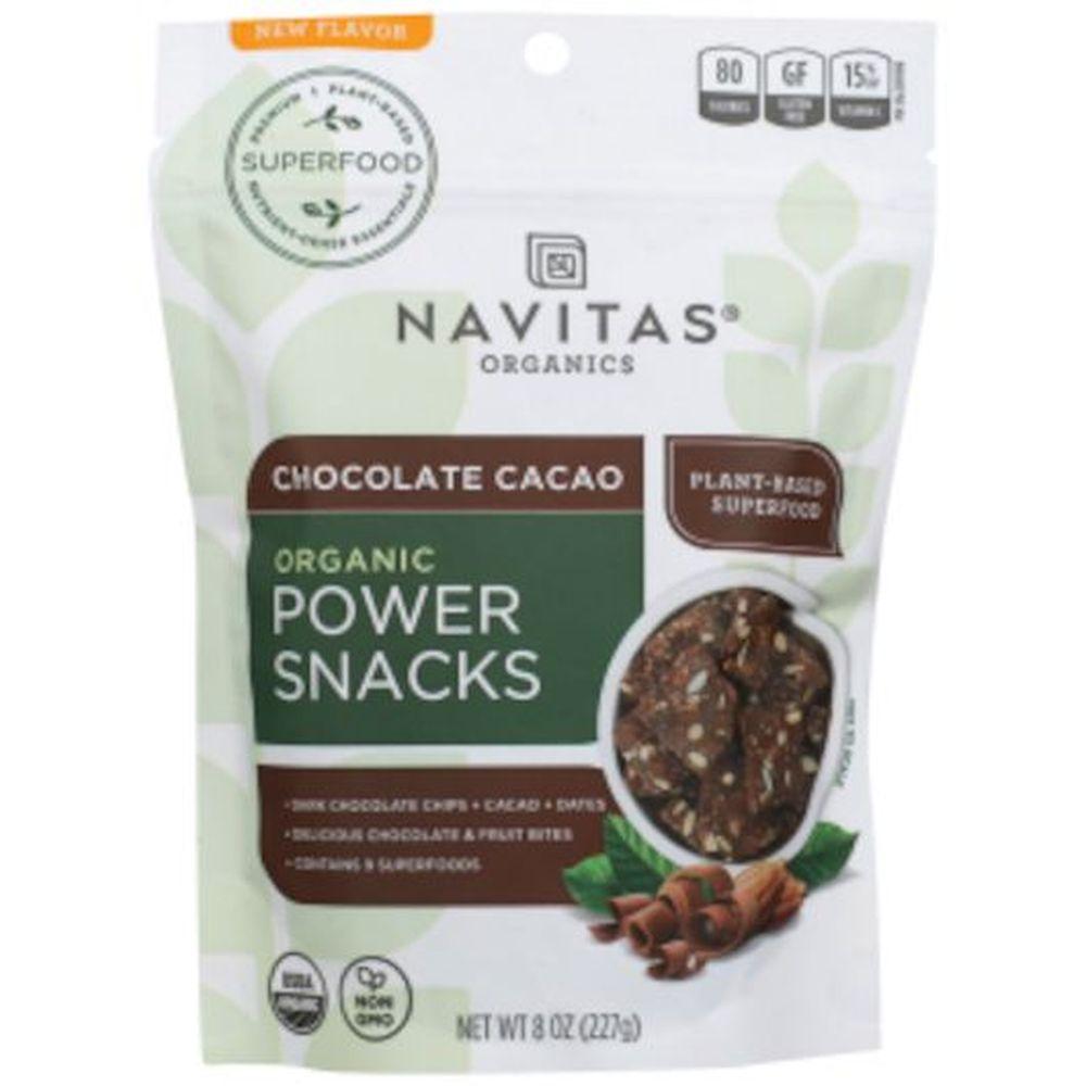 Navitas Organics Organic Power Snacks - Chocolate Brownie 8 oz Pkg
