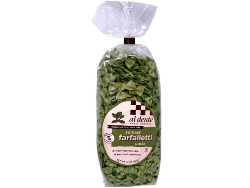 AL DENTE Spinach Farfalletti 14 Ounce (Pack of 6)