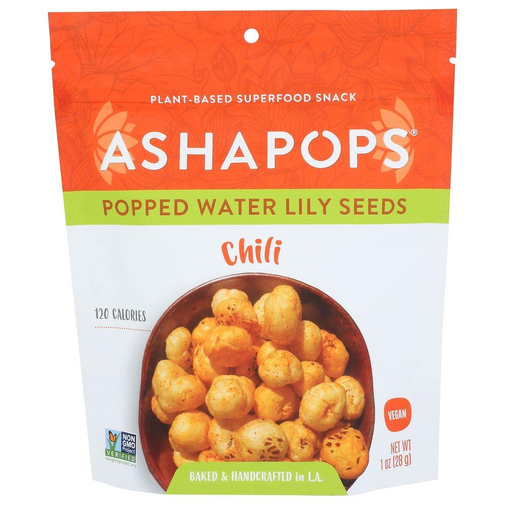 AshaPops - Popped Water Lily Seeds Chili Lime - 1 oz.