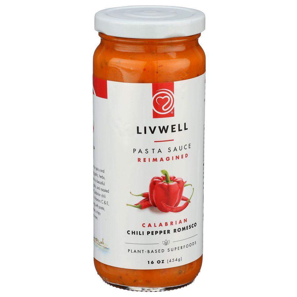 Calabrian Chili Pepper Romesco Pasta Sauce, 16 oz