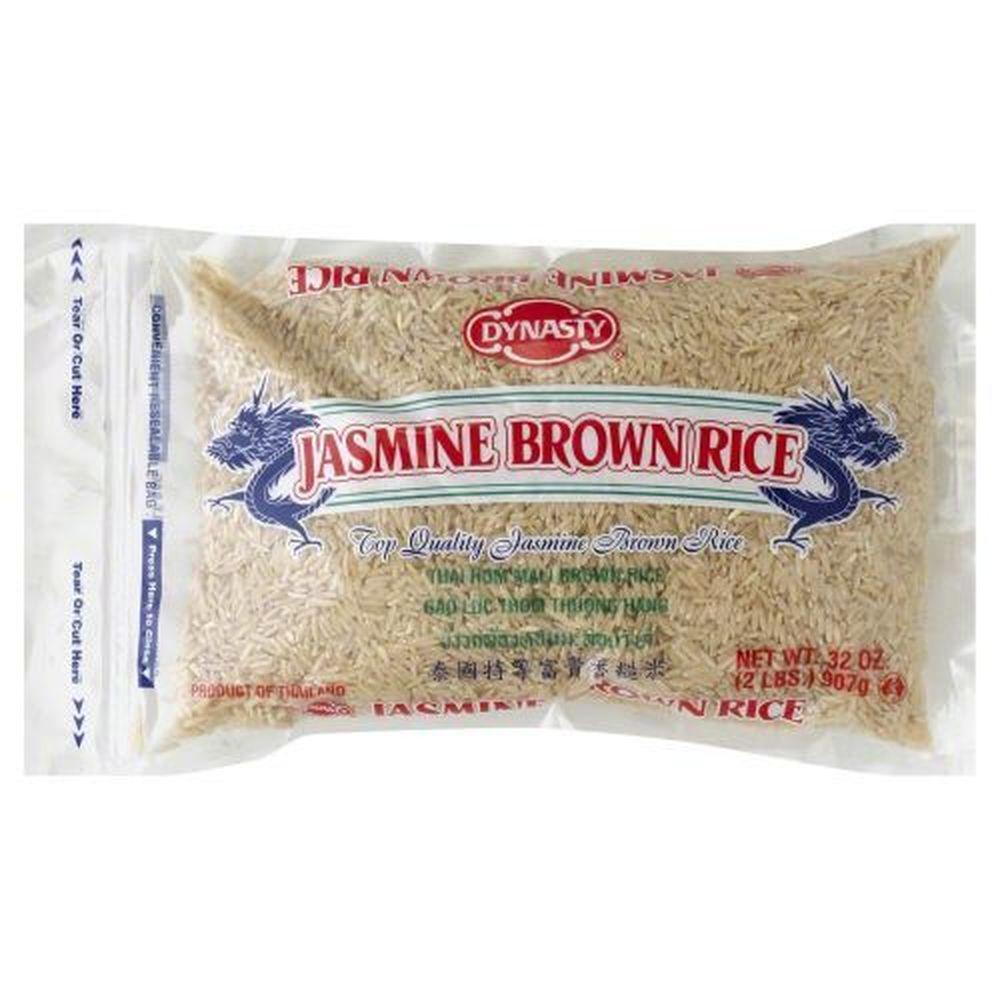 Dynasty Jasmine Brown Rice 2 lb bag Allergens not contained