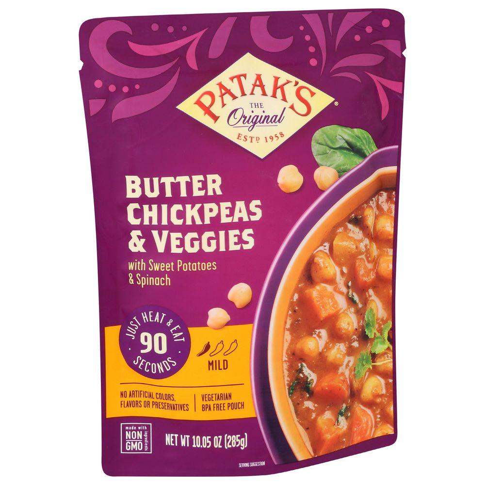 Patak s Butter Chickpeas & Veggie 10.05 oz Pack of 6