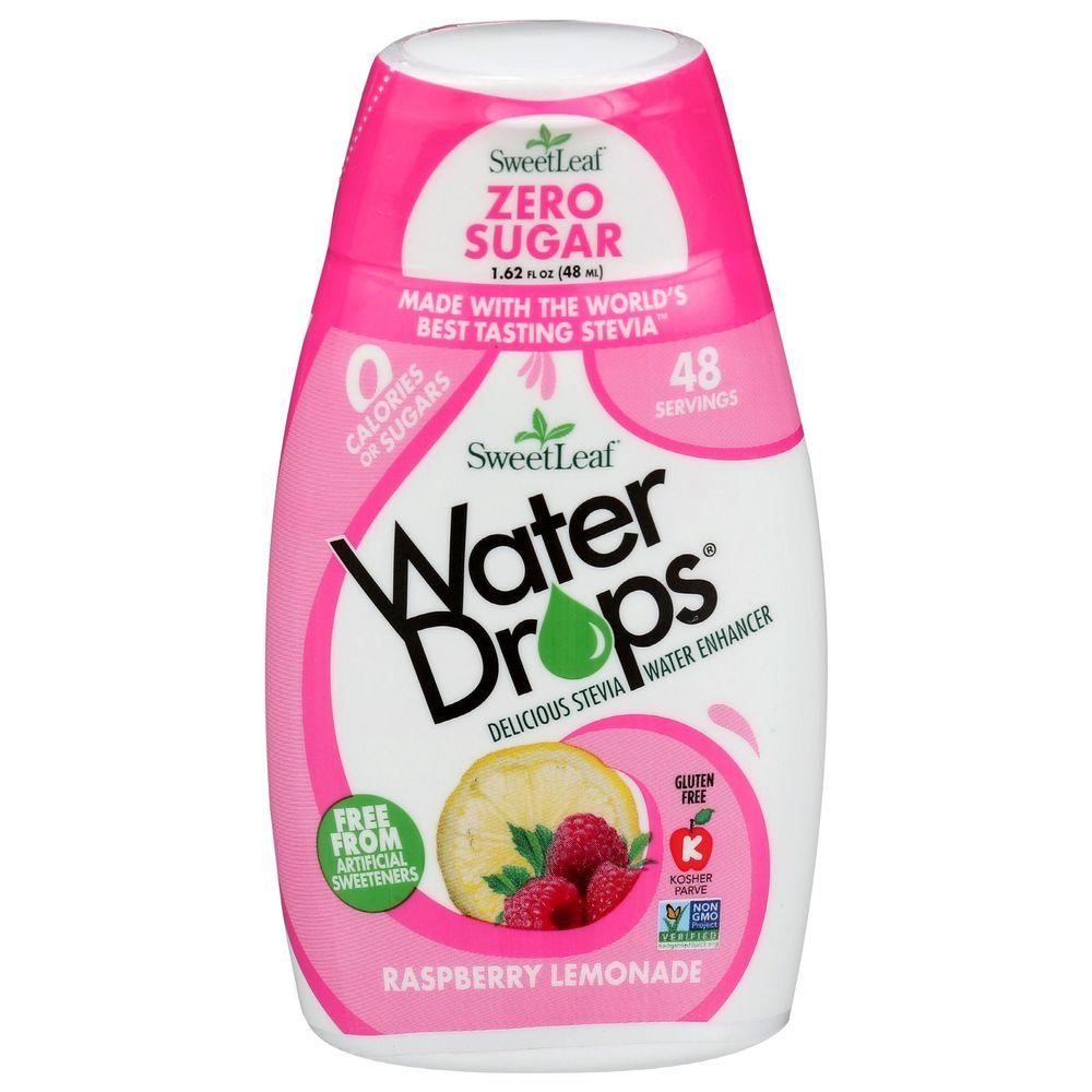 Sweet Leaf Water Drops - Raspberry Lemonade (1.62 oz) Squeezable Bottle - Liquid Water Enhancer