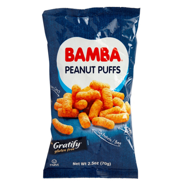 2418550 2.5 oz Bamba Peanut Butter Puffs - 12 Piece