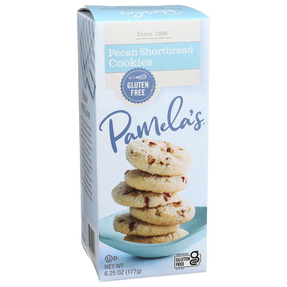 Pamelas Gluten Free Pecan Shortbread Cookies 6.25 Oz