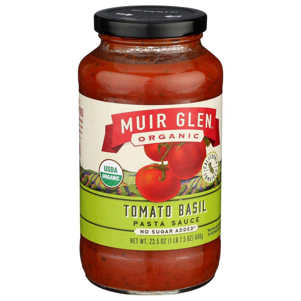 Muir Glen 2205740 Tomato Basil Pasta Sauce, 23.5 oz
