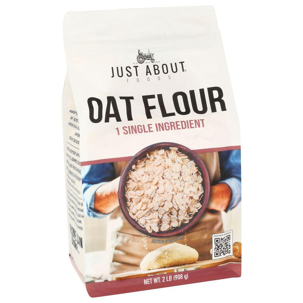 Just About Foods Oat Flour 2 lb Vegan & Sugar Free