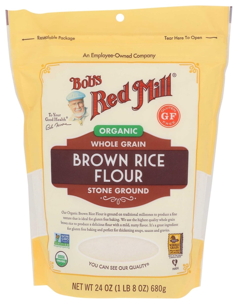 WHOLE GRAIN STONE GROUND BROWN RICE FLOUR