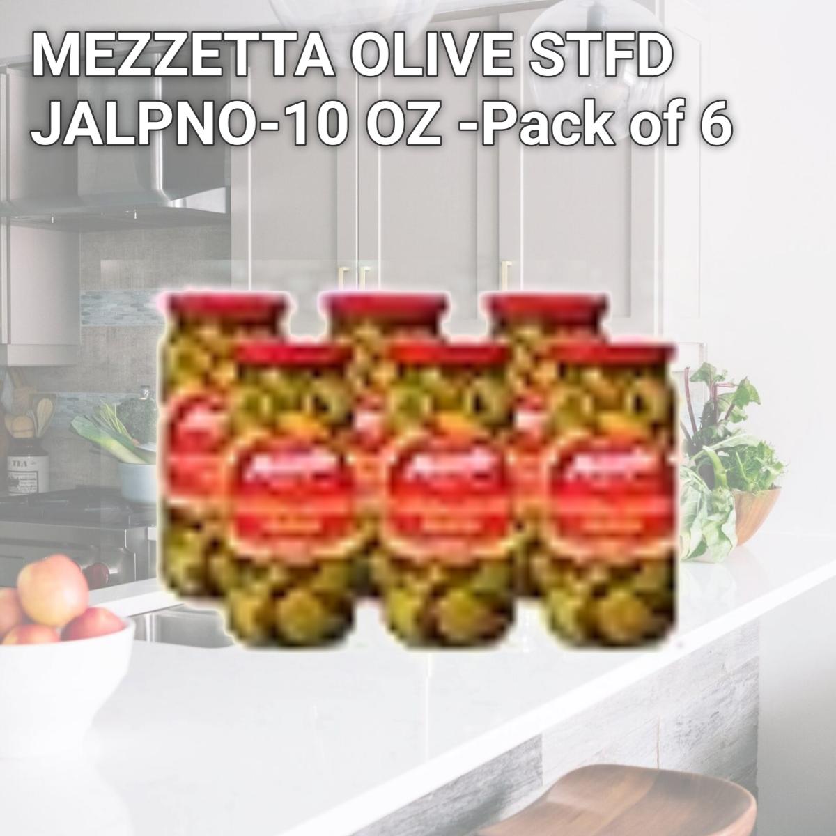 Picture of MEZZETTA OLIVE STFD JALPNO-10 OZ -Pack of 6