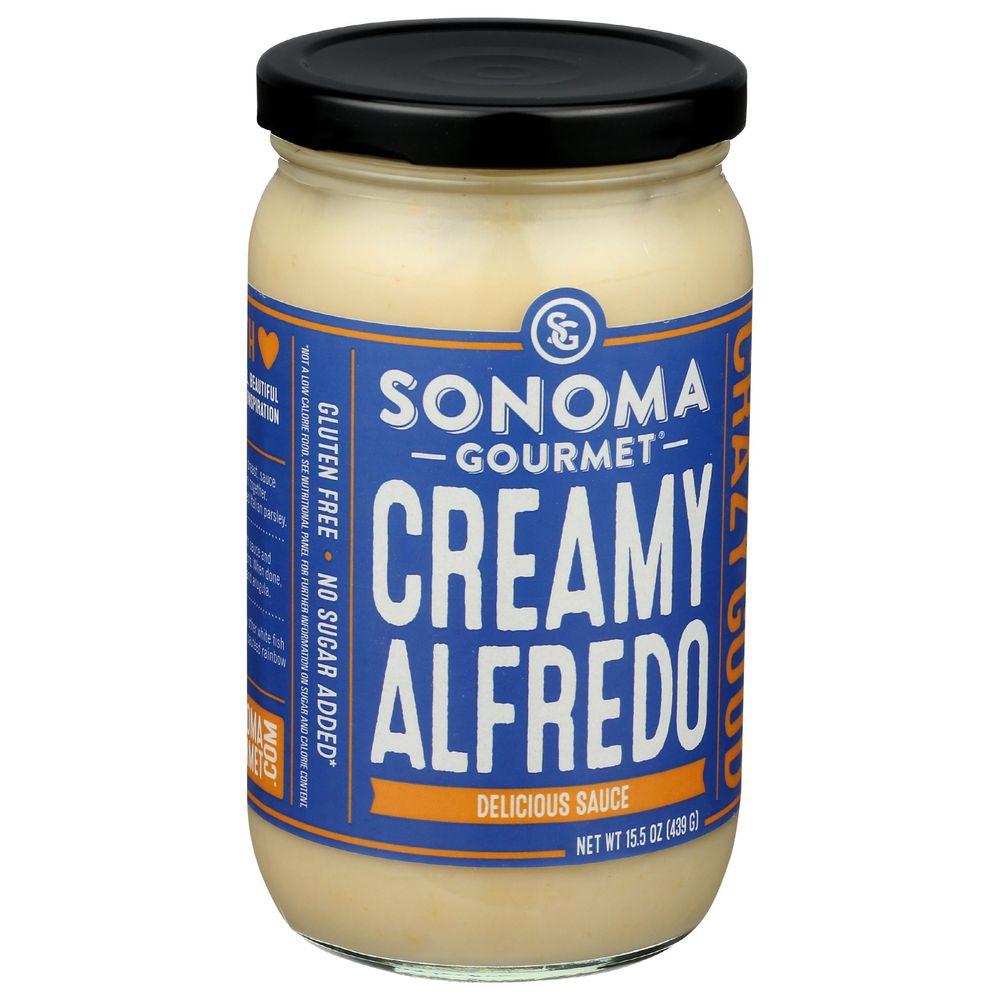 Sonoma Gourmet 375406 Creamy Alfredo Pasta Sauce, 15.5 oz