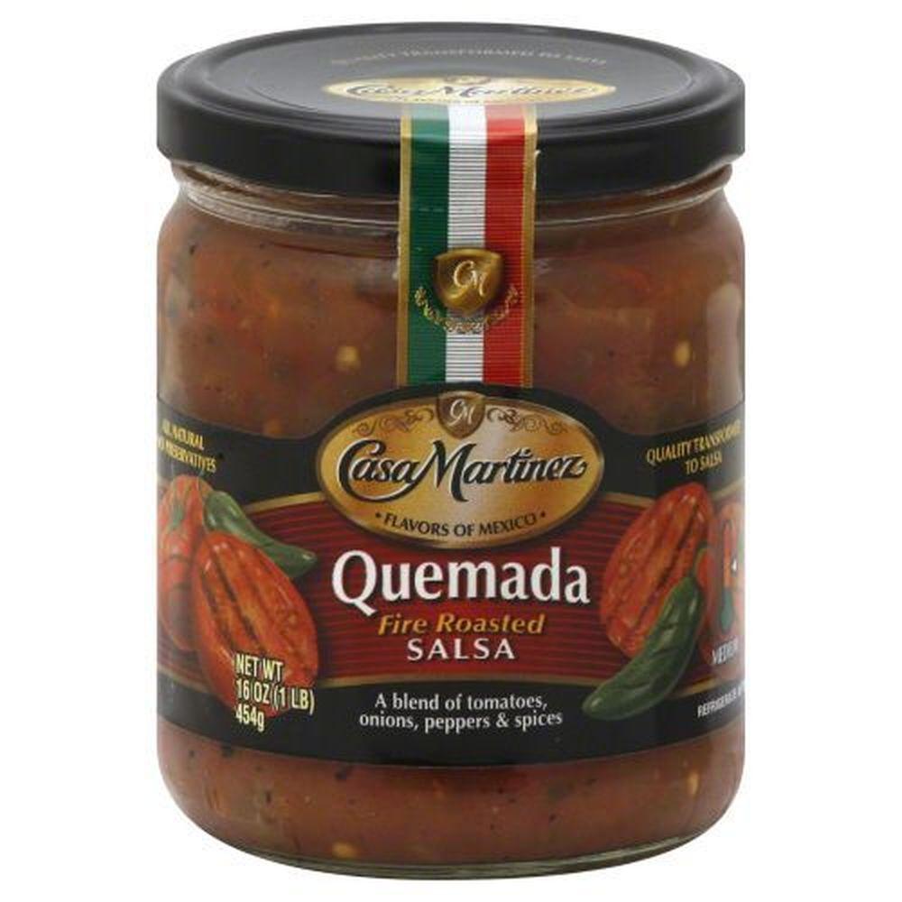 Casa Martinez Medium Fire Roasted Roja Quemada Salsa 16 oz