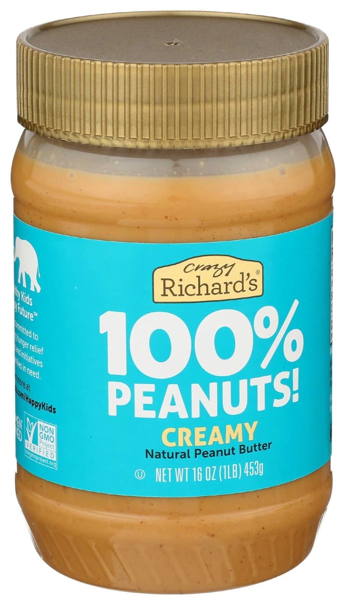 Carmy Richards CREAMY 100% PEANUT BUTTER