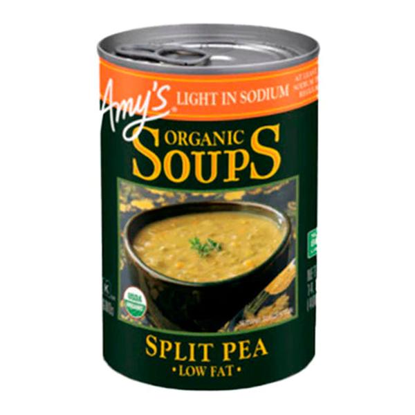 210115 14.1 oz Light in Sodium Split Pea Low Fat Organic Soups