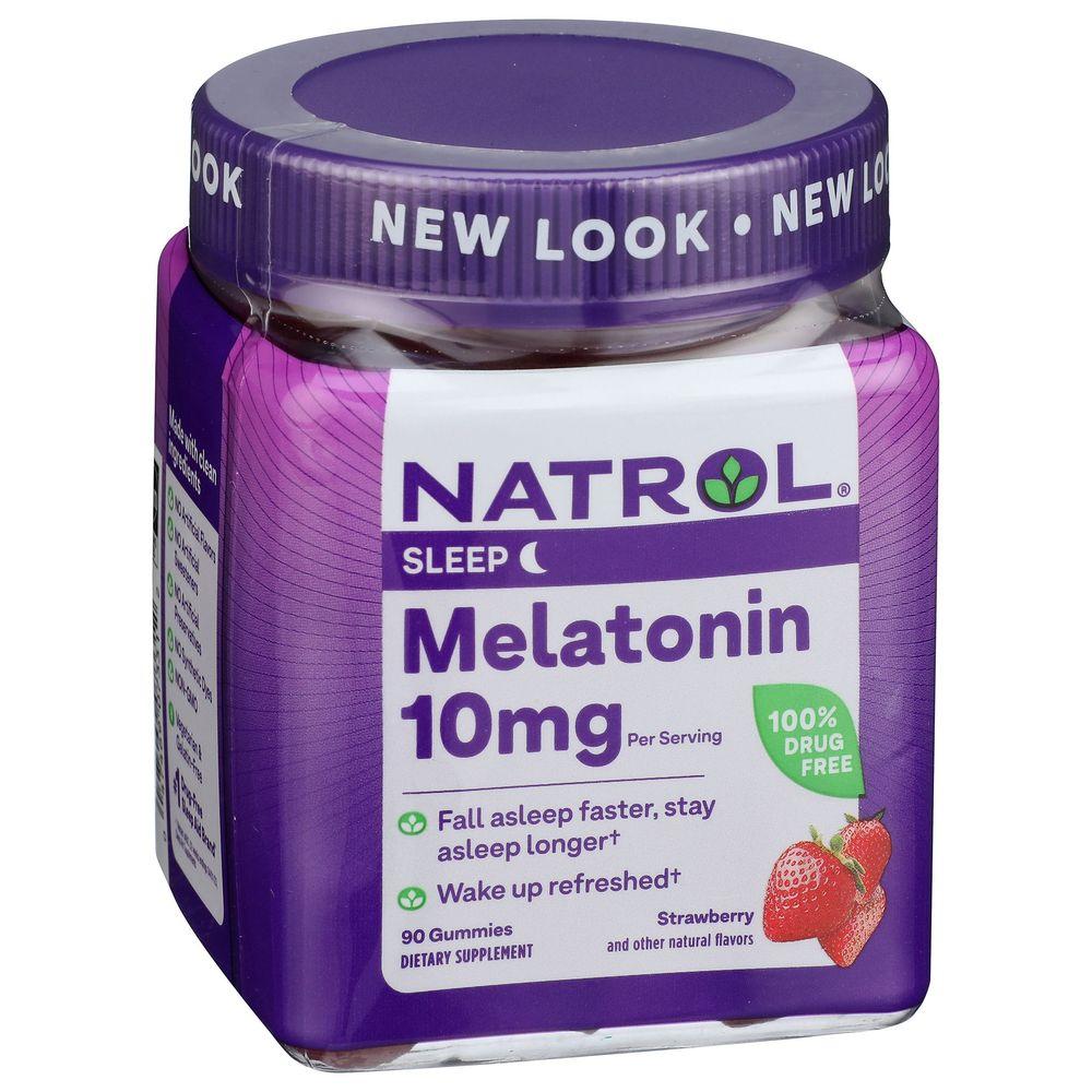 318255 Strawberry Flavor 10mg Melatonin Sleep Support Gummies
