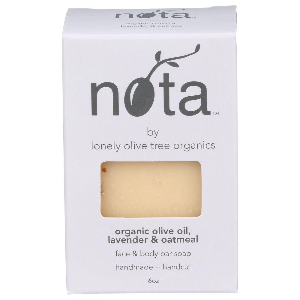 2207019 6 oz Organic Olive Oil Lavender & Oatmeal Soap Bar