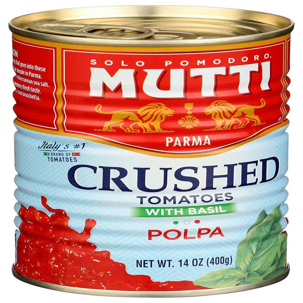Mutti® Crushed Tomatoes (Polpa) with Basil 14 oz Can