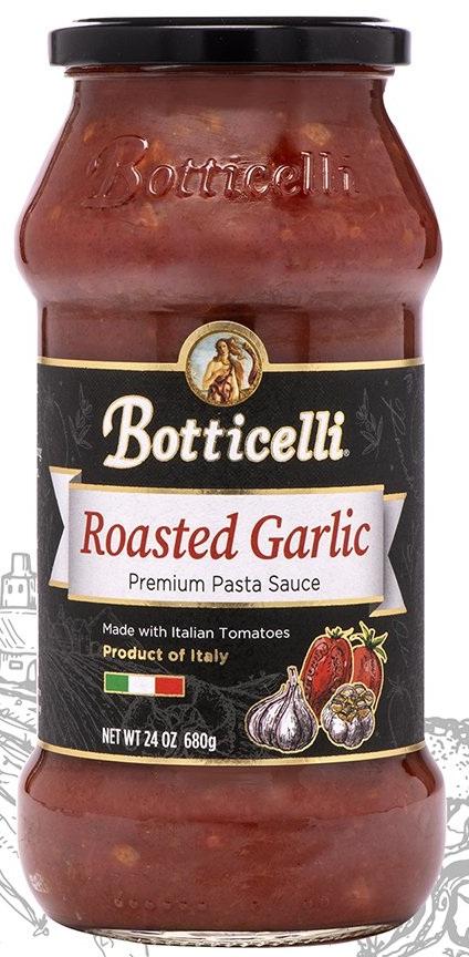 Botticelli Roasted Garlic Pasta Sauce 24 oz 5 Servings No Preservatives