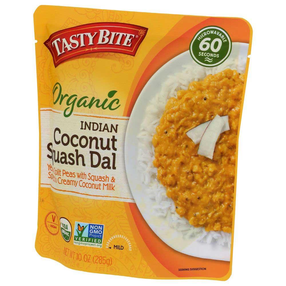 Tasty Bite Coconut Squash Dal 10oz - Creamy coconut squash curry