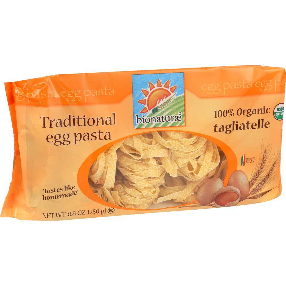 401264 100 Percent Organic Tagliatelle Traditional Egg Pasta, 8.8 oz