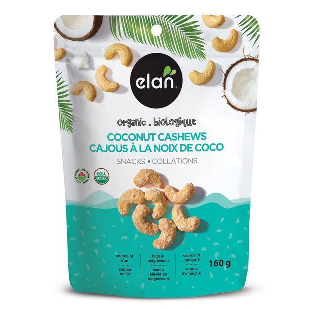 Elan Coconut Cashews Organic Snack, 5.6 oz, Roasted Cashew Nuts, Coated With Coconut, Coconut Sugar & Himalayan Sea Salt, Vegan, GMO-Free, Vegetarian, Gluten-Free (B09LDCTKKF)
