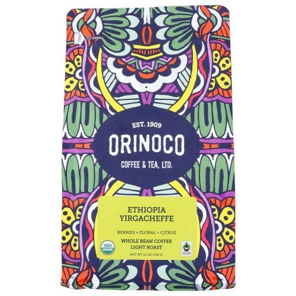 362712 Ethiopia Yirgacheffe Light Roast Whole Bean Coffee, 12 oz