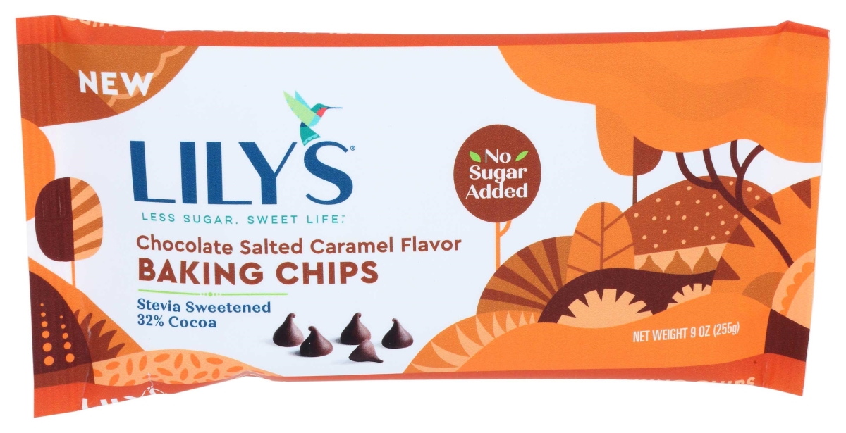357890 Chocolate Salted Caramel Flavor Backing Chips, 9 oz