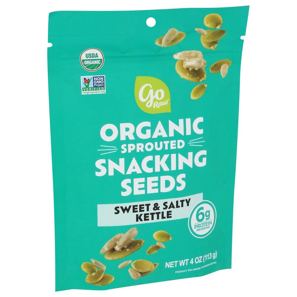 2313679 4 oz Organic Sweet & Salty Kettle Sprouted Snacking Seeds