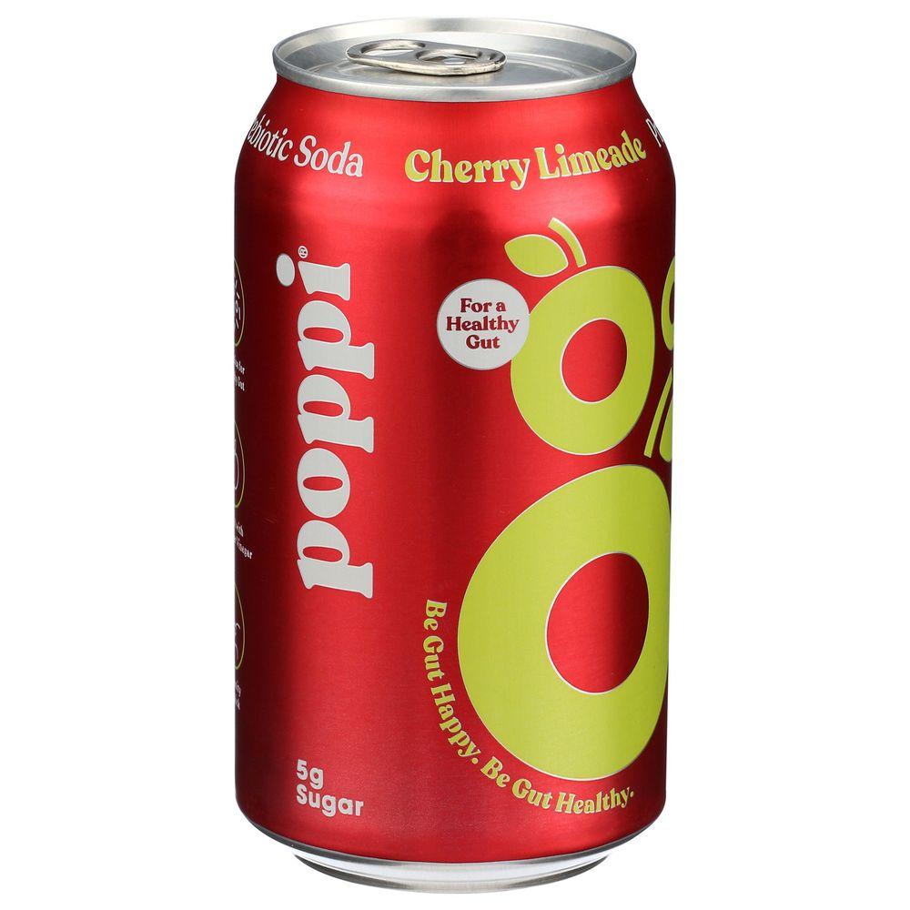 2201312 Cherry Lime Prebiotic Soda, 12 oz