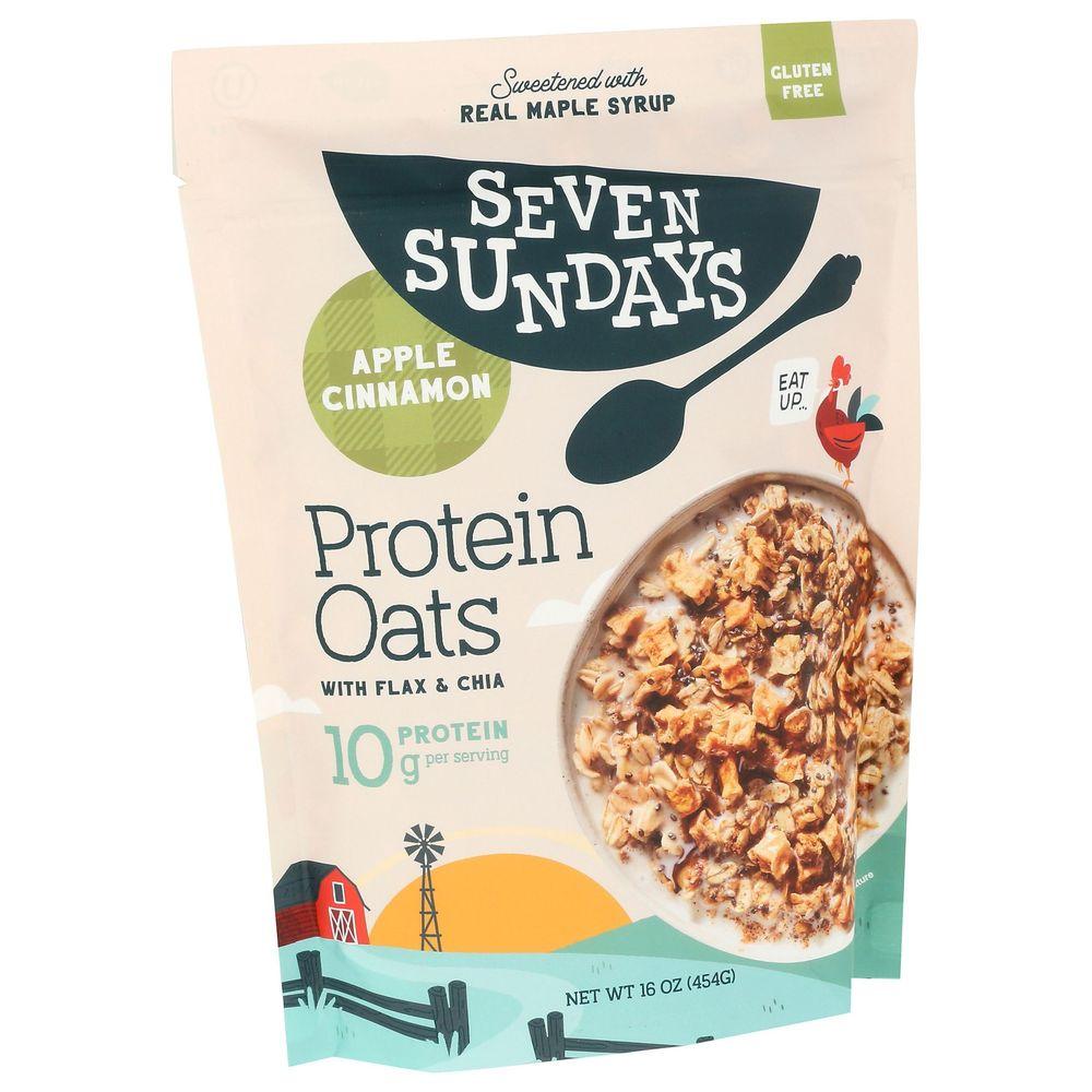 2312982 16 oz Apple Cinnamon Seven Protein Oats