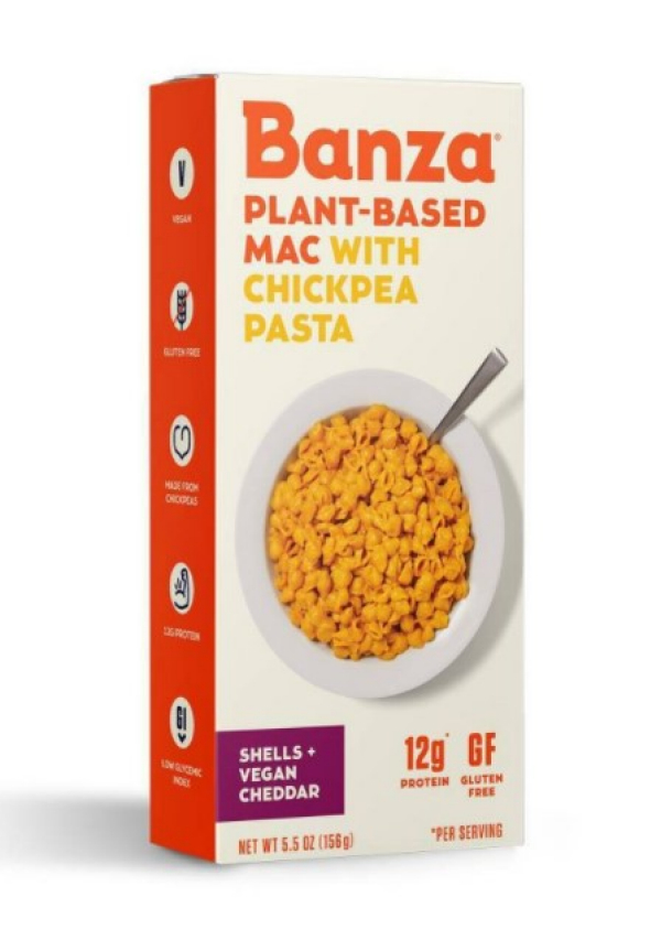 369604 5.5 oz Chickpea Shells & Vegan Cheddar Mac & Cheese