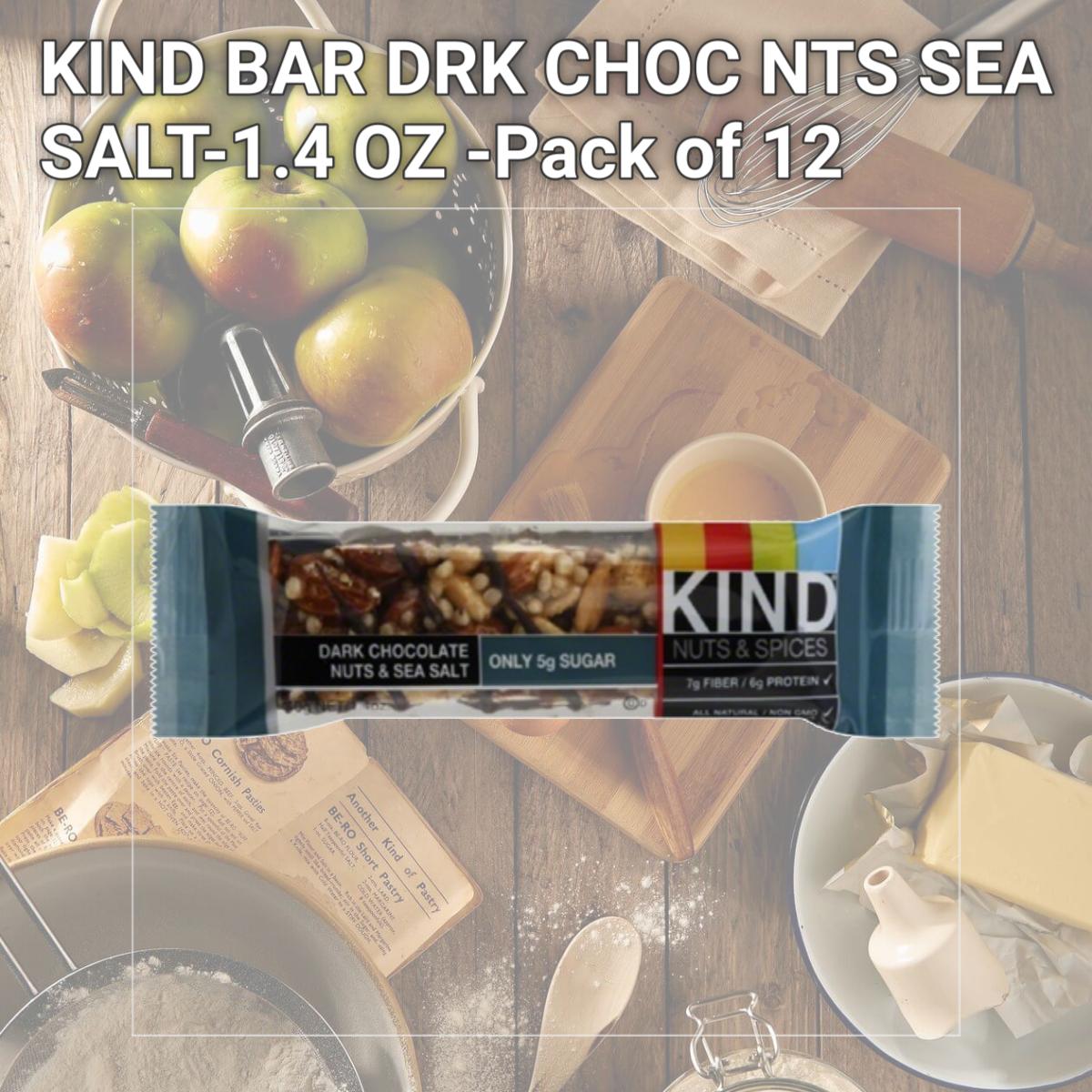 Picture of KIND BAR DRK CHOC NTS SEA SALT-1.4 OZ -Pack of 12