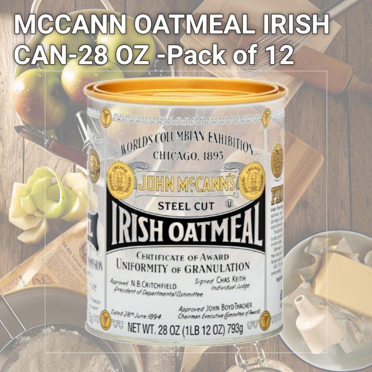 Picture of MCCANN OATMEAL IRISH CAN-28 OZ -Pack of 12