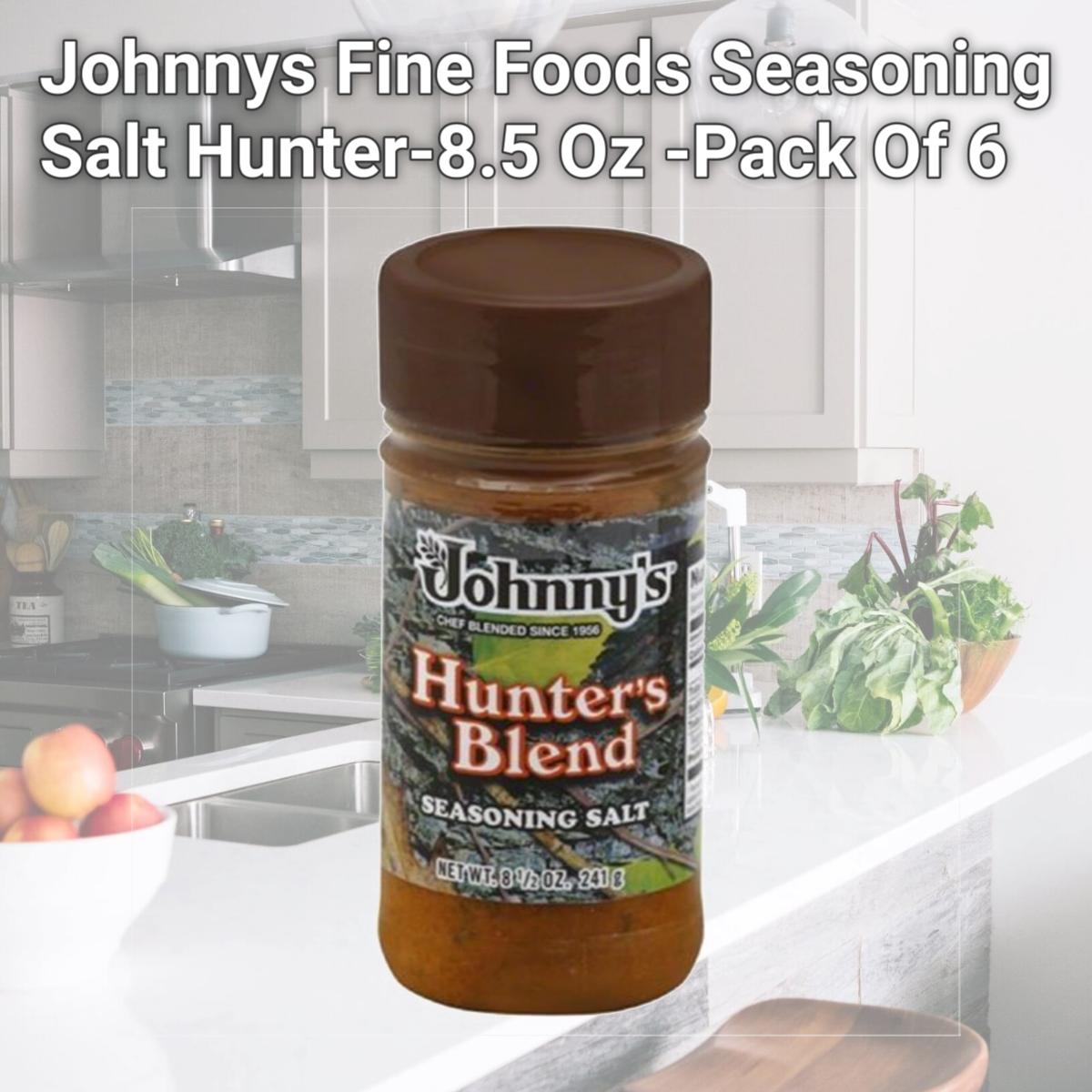 Picture of Johnnys Fine Foods Seasoning Salt Hunter-8.5 Oz -Pack Of 6