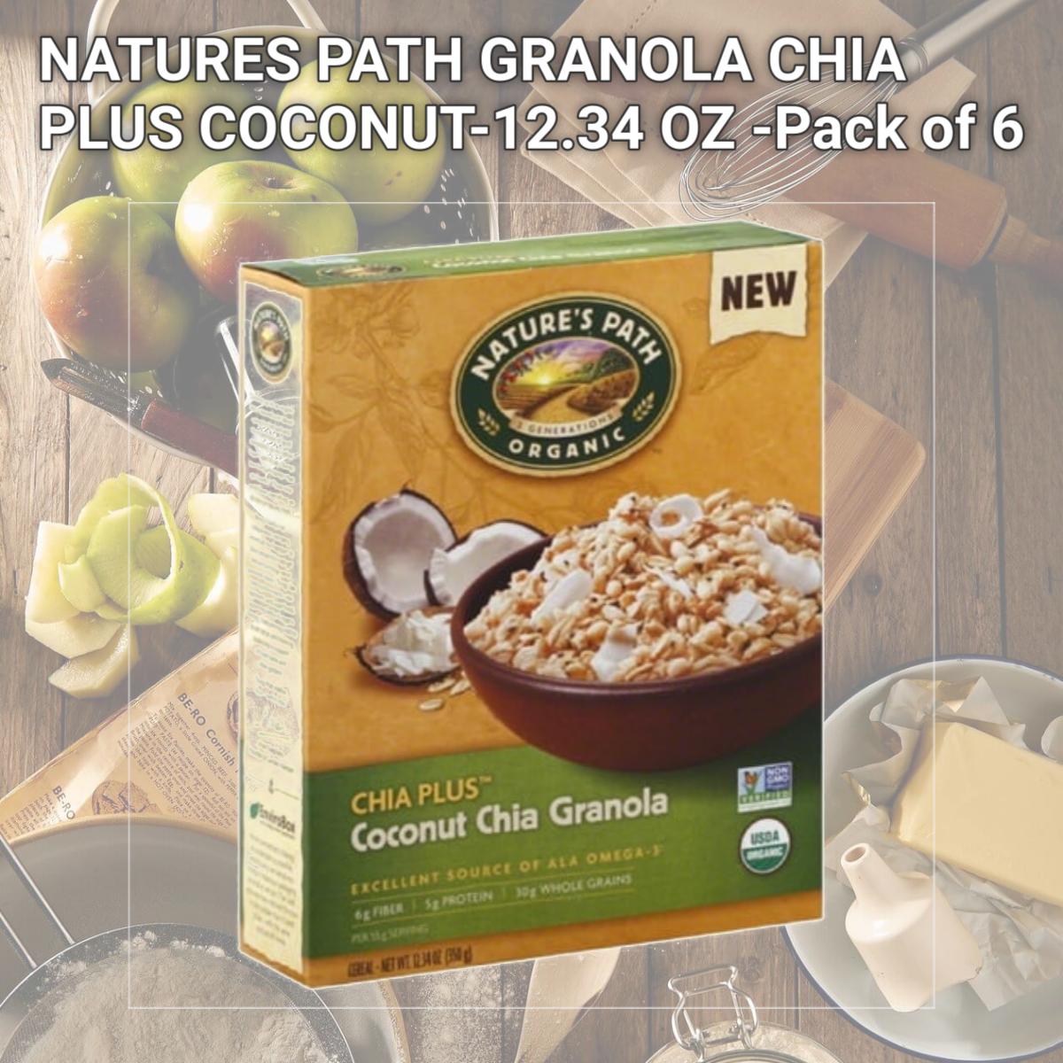 Picture of NATURES PATH GRANOLA CHIA PLUS COCONUT-12.34 OZ -Pack of 6