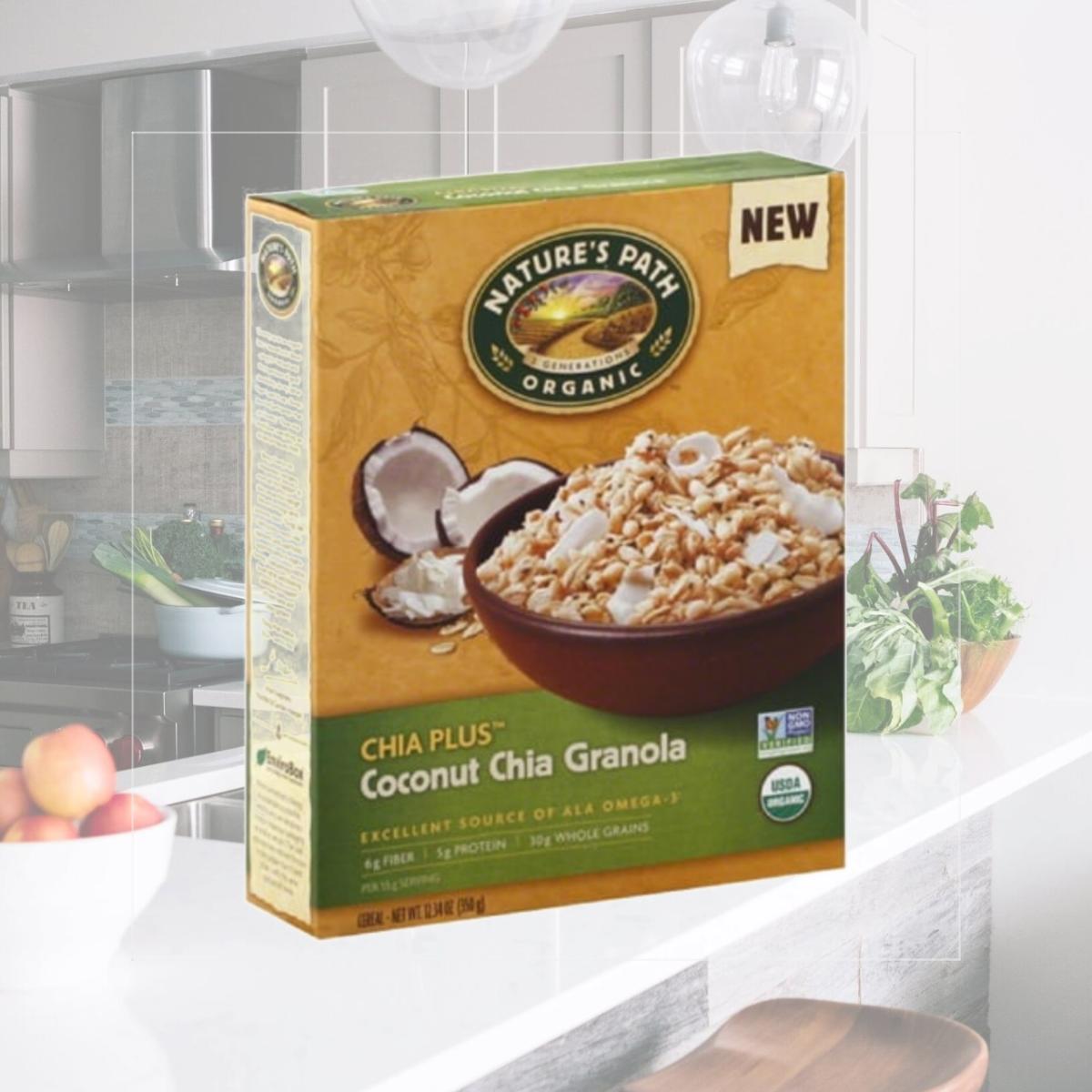 Picture of NATURES PATH GRANOLA CHIA PLUS COCONUT-12.34 OZ -Pack of 6