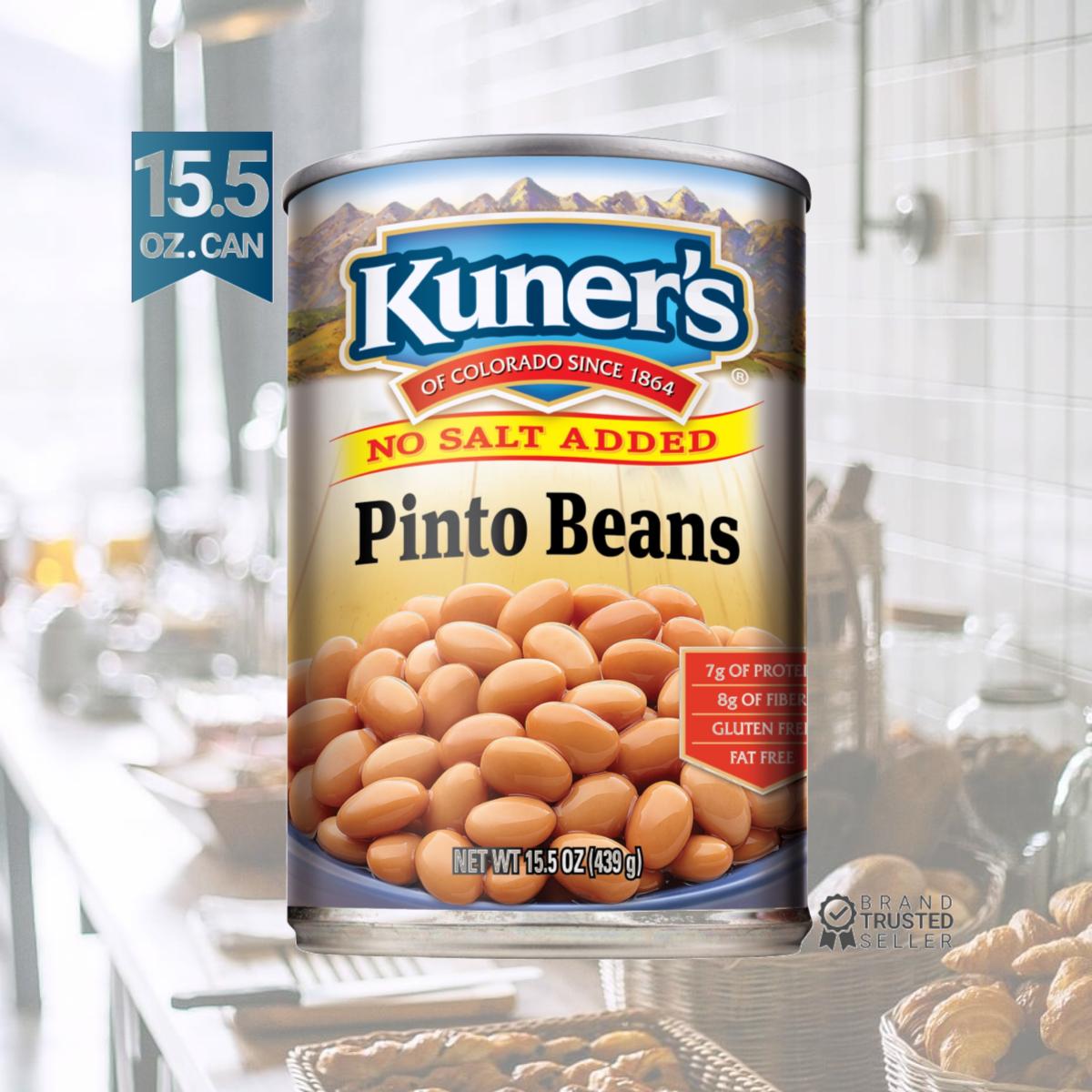 Picture of KUNERS BEAN PINTO NO SALT-15 OZ -Pack of 12