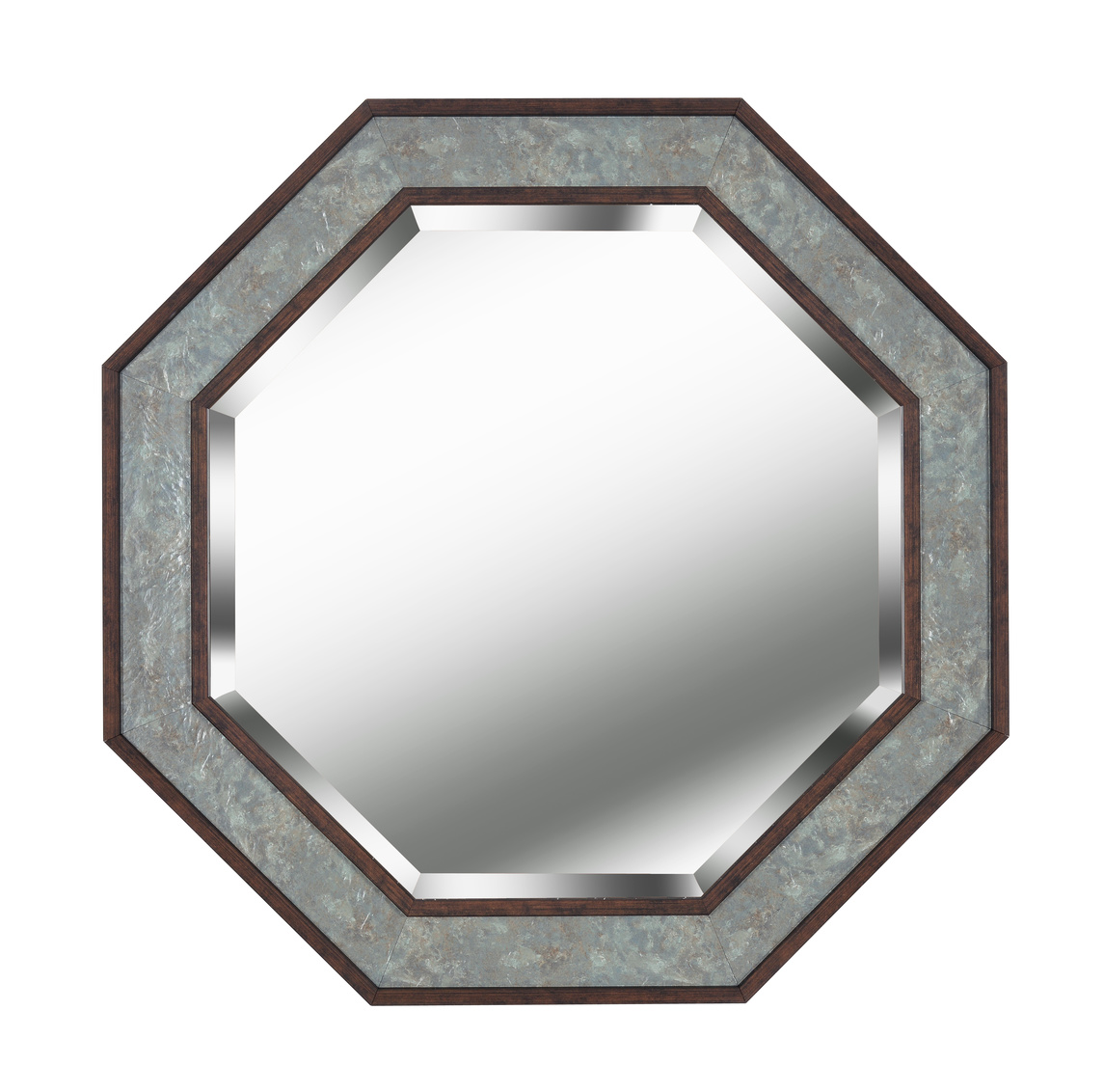 60456slbn Saundra Octagon Wall Mirror