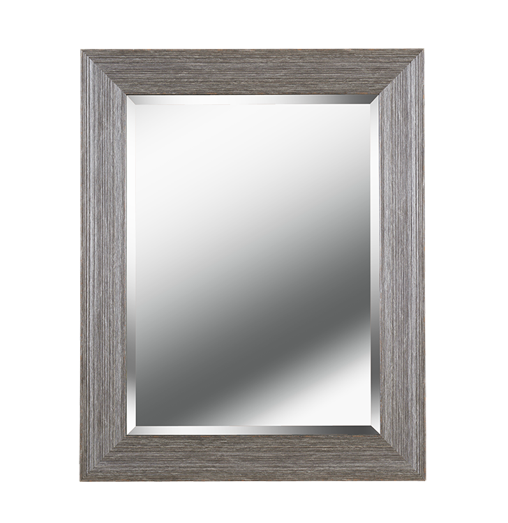 60379gry Jerry Wall Mirror, Grey