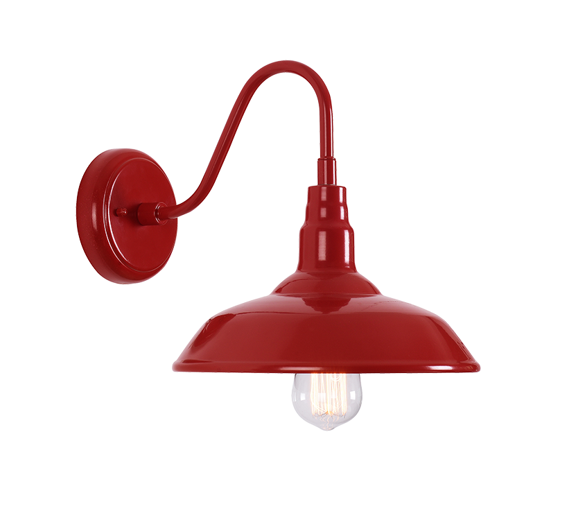 93506red Dale Small Lantern, Matte Red